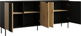 Komoda MERIDIAN 220 cm do Salonu Sypialni Dąb