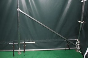 Ogródowy i gospodarczy namiot 3,3 × 6 m, zielony, PVC550g/m²