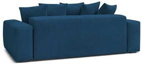 Ciemnoniebieska sztruksowa sofa 280 cm Voltaire – Bobochic Paris