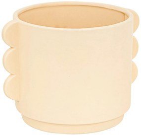 Ceramiczna osłonka na doniczkę WAVY BLISS, 18 cm