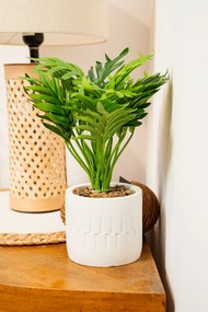 Sztuczny kwiat w donicy - palma ETNIK, 29 cm