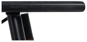 Czarna metalowa konsola 38x120 cm Oslo – Ixia