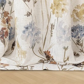 Kremowa zasłona 135x250 cm Flosi – Restilo