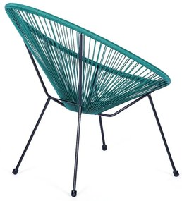 Zielony metalowy/plastikowy fotel ogrodowy Avocado Comfort – Bonami Selection