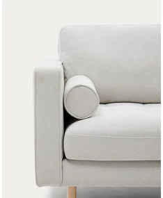 Szarobeżowa sofa z tkaniny szenilowej 222 cm Debra – Kave Home