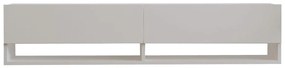 Biała szafka pod TV 141x31x30 cm Arges – Kalune Design