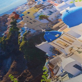 Obraz - Santorini, Grecja (125x70 cm)
