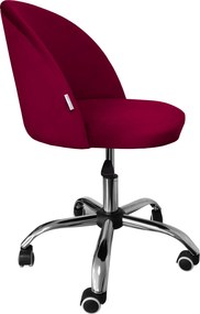Fotel obrotowy COLIN krzesło biurowe fotel ergonomiczny do biurka : Kolor Stelaża - Chrom, Kolor tkaniny - VELVET - MG31, Typ siedziska - Siedzisko obrotowe 360°, Typ tkaniny - Velvet