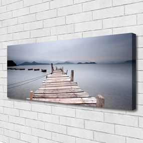 Obraz na płótnie Stalowa Konstrukcja nad Zatoką