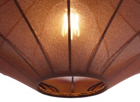 Lampa wisząca Japandi brązowa 50 cm 3-źródła światła - PluJapandi Oswietlenie wewnetrzne