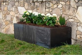Alto Podwyższona rabata 69 x 204 x 52 cm, corten CORGARDEN 1011