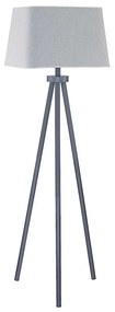 Duolla - Lampa podłogowa ECHO1 1xE27/40W/230V śr. 46 cm szara