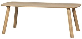 Stół z litego drewna dębowego 100x180 cm Tablo – WOOOD