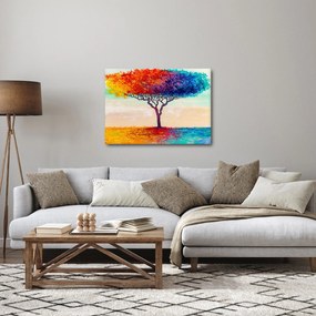 Obraz malowanego drzewa (70x50 cm)