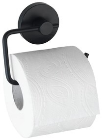Czarny uchwyt na papier toaletowy Wenko Vacuum-Loc® Milazzo