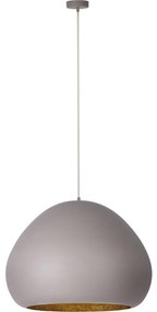 Żyrandol na lince LAVA 1xE27/15W/230V taupe/zl.
