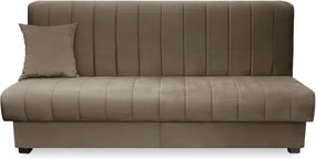 Sofa z Funkcją Spania SIGMA Rozkładana Wersalka Dwuosobowa Beżowa Nowoczesna do Salonu