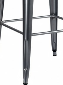 Wysoki stó z naturalnego drewna Torix 60 cm