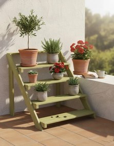 Półka na rośliny z impregnowanej sosny R7-E99