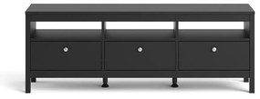 Czarna szafka pod TV 151x54 cm Madrid – Tvilum