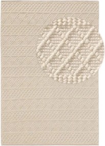 Kremowy dywan w geometryczne wzory Jasper