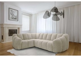 Beżowy narożnik (lewostronny/w kształcie litery L) Shell – Miuform