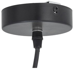 Szara lampa wisząca ze szklanym kloszem ø 19 cm Motella – Bloomingville