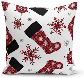 Poszewka na poduszkę ze świątecznym motywem 43x43 cm Tartan – Mila Home