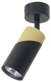 Loftowa czarna lampa sufitowa - K420-Conway