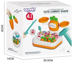 Woopie gra montessori 4w1 łowienie rybek waga szalkowa uderz w kreta i marchewki