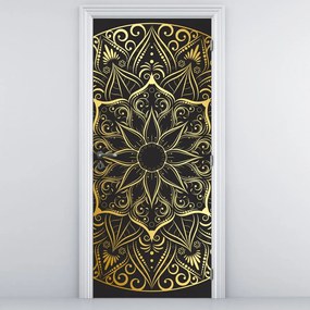 Fototapeta na drzwi - Złota abstrakcja (95x205cm)