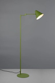 Zielona lampa stojąca z elastyczną konstrukcją (wysokość 126,5 cm) Cosima – Trio