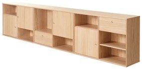 Naturalna niska komoda w dekorze dębu 267x61 cm Mistral – Hammel Furniture