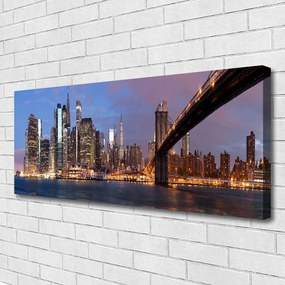 Obraz canvas Nowoczesny Most nad Wielkim Miastem