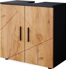 Szafka pod umywalkę złoty dąb power/antracyt 60x30x59 irma