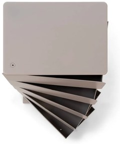 Szarobeżowa metalowa komoda 37x72,5 cm Joey – Spinder Design