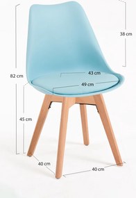 Zestaw 4 Krzese Synk Basic