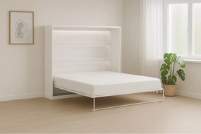 Półkotapczan poziomy Perfekt, 160x200 cm, Biały