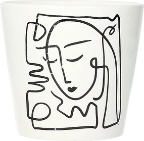 Osłona na doniczkę Face II 12cm