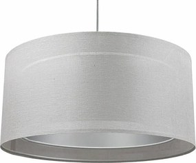 Lampa wisząca DUO LEN LIGHT 003-60 szara/srebrna