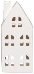 Ceramiczny lampion domek,  wys. 17 cm