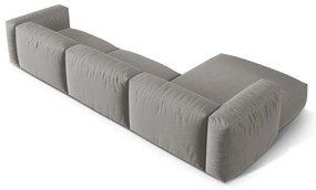 Jasnoszary narożnik modułowy (lewostronny) Martina – Micadoni Home