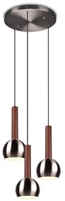 Szara lampa wisząca ø 52 cm Ciliana – CINQUE
