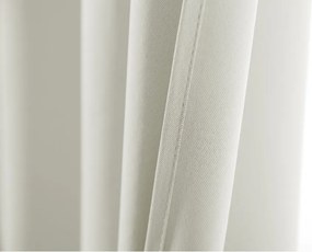 2x Zasłona biało-kremowa OXFORD 140x250 cm
