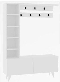 Biały zestaw do przedpokoju Bahar – Kalune Design