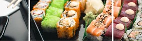 Obraz - Sushi (170x50 cm)