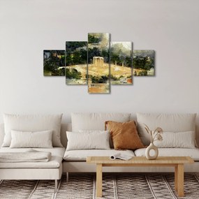 Obraz - Świątynia Zeusa, Ateny, Grecja (125x70 cm)