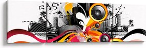 Obraz - Muzyka (170x50 cm)