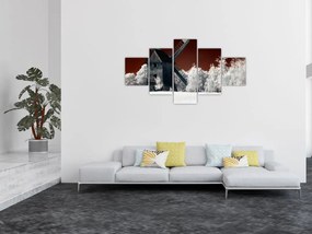 Obraz młyna (125x70 cm)