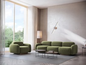 Modułowa sofa narożna Ailani, tkanina szenilowa